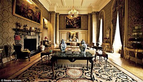 Blue And White Second Empire Drawing Room Country House Design