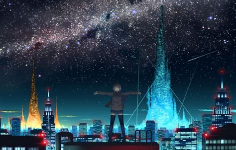 14 Anime Wallpaper City Lights Orochi Wallpaper