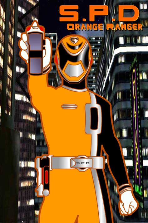 Spd Orange Ranger By Riderb0y On Deviantart