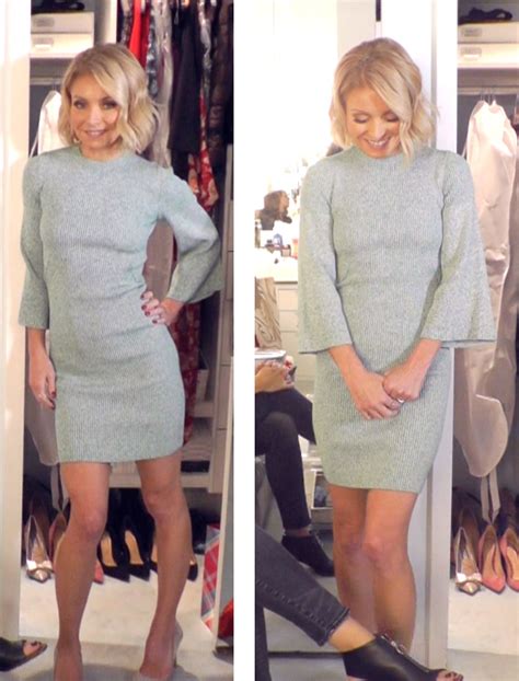 Kelly Ripa In A Stella Mccartney Dress From Intermix Live With Kelly