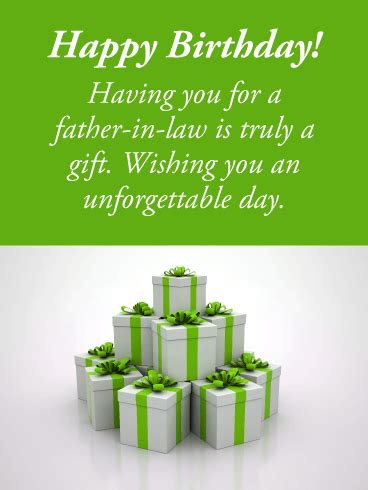 Fathers are the backbone of our lives. A Day of Blue Sky - Happy Birthday Card for Father-in-Law ...