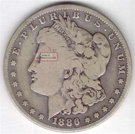1886 O Morgan Silver Dollar 1