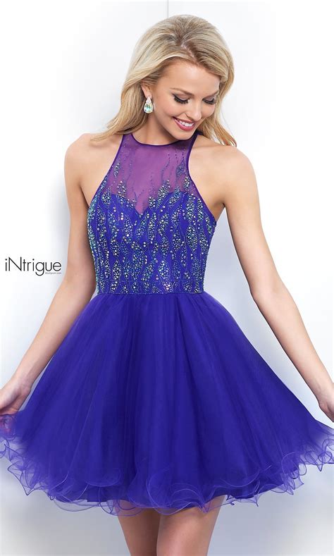 Short Violet Purple Homecoming Dress Promgirl