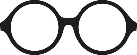 Transparent Background Harry Potter Glasses Clipart Rectangle Circle