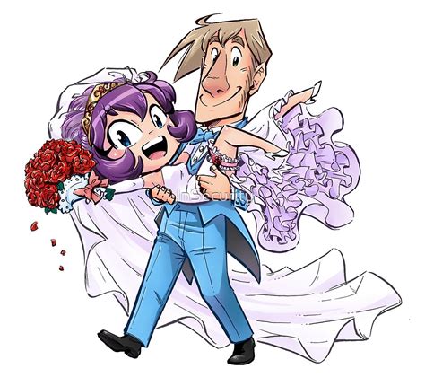 Wedding Chibi By Insecurity Redbubble