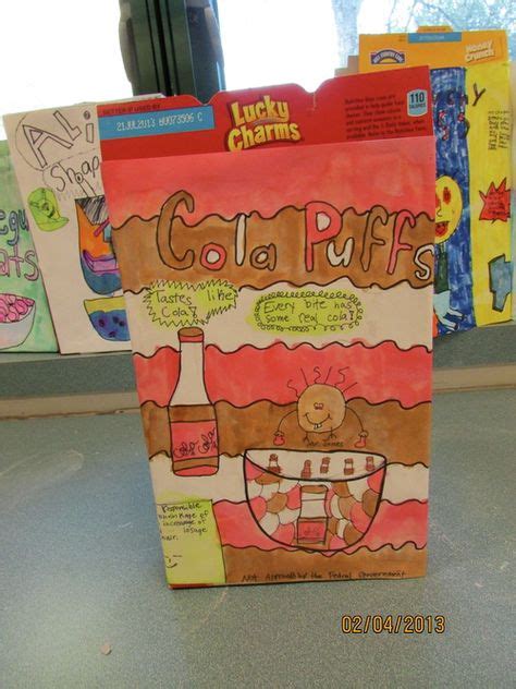 25 Cereal Box Project Ideas Cereal Box Cereal Breakfast Cereal