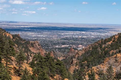 North Cheyenne Canyon Canon Colorado Springs Stock Image Image Of
