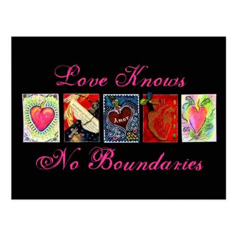 Love Knows No Boundaries Postcards Zazzle