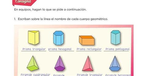 En ella encontrarás un pdf con las figuras geométricas con sus nombres para montar en 3d. ¿En qué son diferentes? - Desafío 29- Desafíos Matemáticos ...