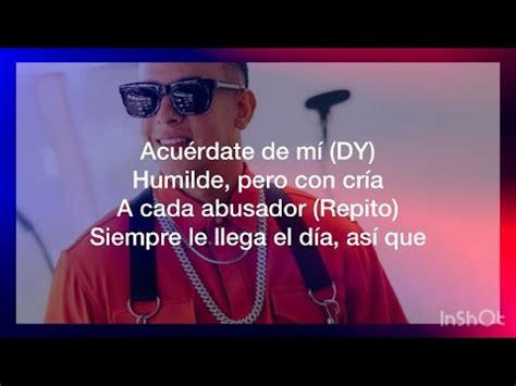 Daddy Yankee El Abusador Del Abusador Letra Lyrics Youtube