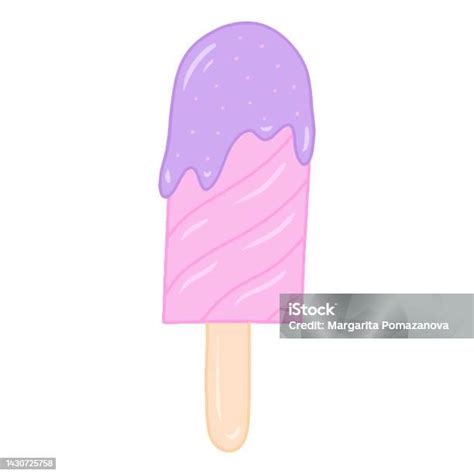 Ilustración De Doodle Dibujado A Mano Dibujo De Helado Vector Ilustración Aislada Y Más Vectores