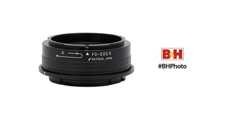 rayqual lens mount adapter for canon fd lens to can fd eosr bandh