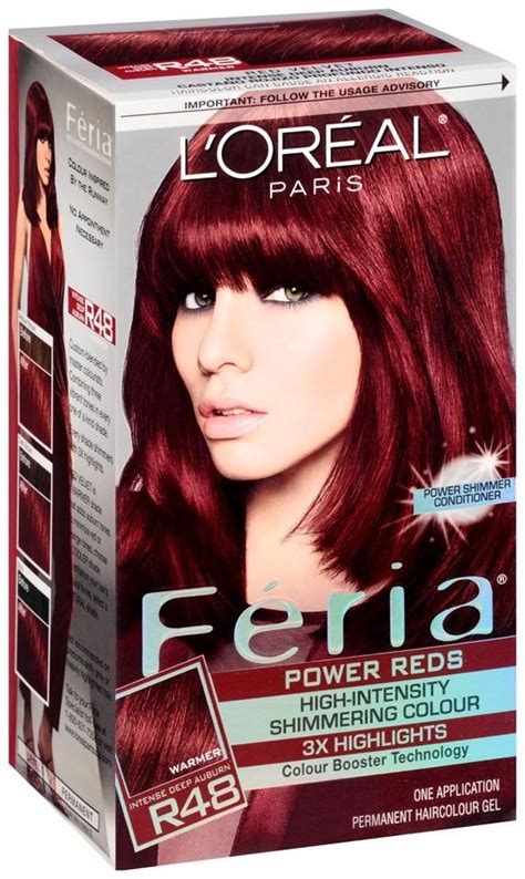 Time for a change of hair color again. Amazon.com : Feria Power Reds Hair Color, R57 Intense ...
