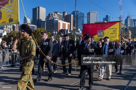 Veterans March During The Anzac Day Parade On April 25 2023 In News