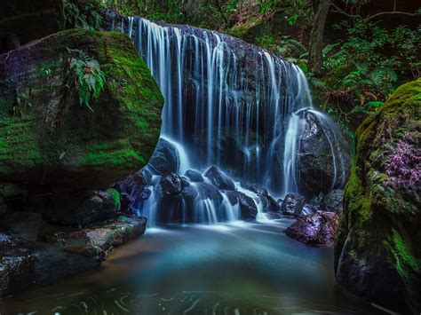 Water Falls Katoomba Australia Desktop Hd Wallpapers For Mobile Phones