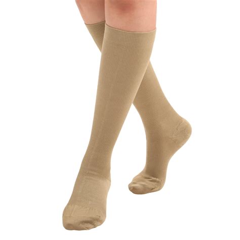 Absolute Support 20 30mmhg Firm Support Unisex Cotton Knee Hi Compression Socks A105kh2