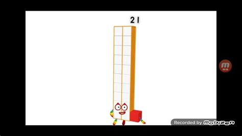 Numberblock Two Tens And One Song Youtube