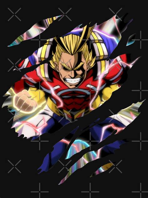 Anime Bnha All Might T Shirt For Sale By Reoanime Redbubble All