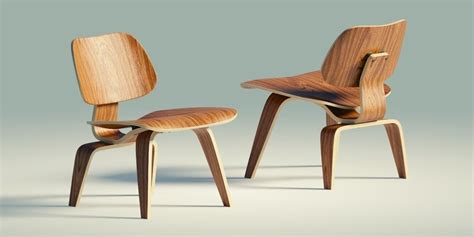 Leather is more durable than most fabrics and should mean it lasts longer than other chairs. Eames Lounge Chair Wood LCW 3D asset | CGTrader