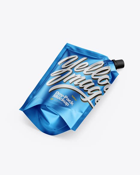 Download Matte Metallic Doy Pack Packaging Pouch Mockups Psd 6106 Mb