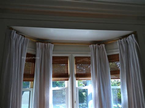 Window Bay Curtain Pole Instalation Tips My Lovely Home