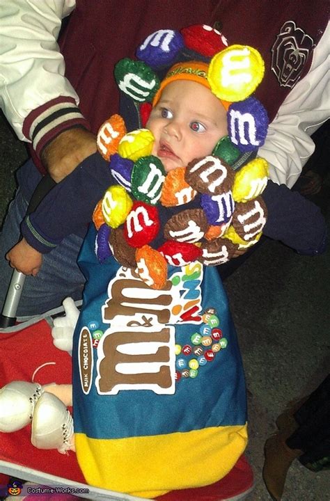 There were many pieces to trace, cut. M&M Minis Costume
