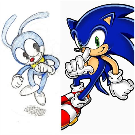 Sonic Characters From Concept Art To Final Design Imgur Gallery R