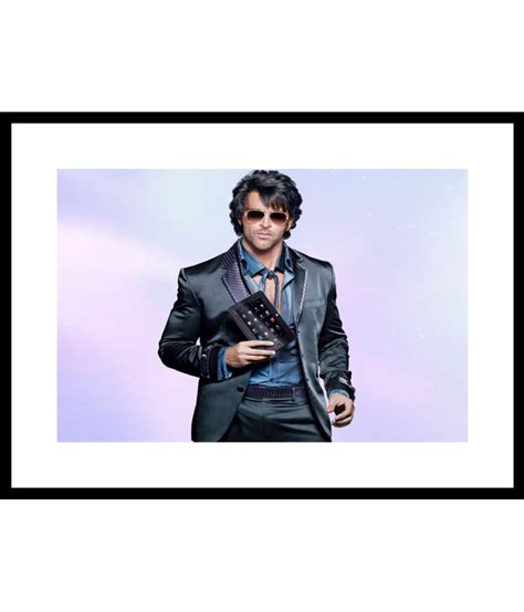 Myimage Hrithik Roshan Paper Photo Wall Poster With Frame
