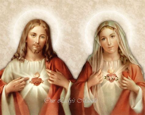 Immaculate Heart Of Mary And Sacred Heart Of Jesus