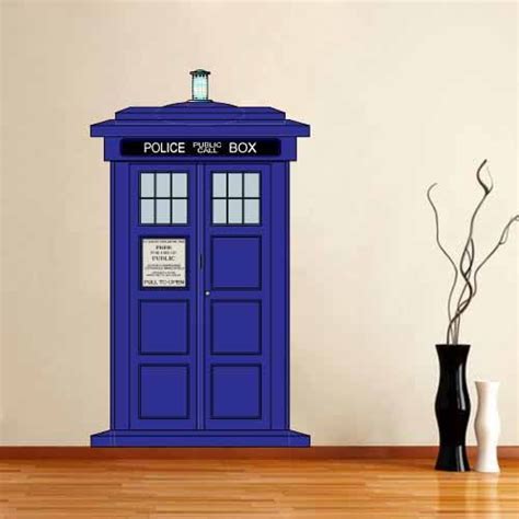 Full Color Wall Decal Mural Sticker Doctor Who Tardis Police Public