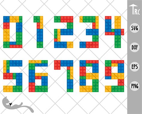 Block Numbers Svg Cricut Cut Files Silhouette Layered Etsy Singapore