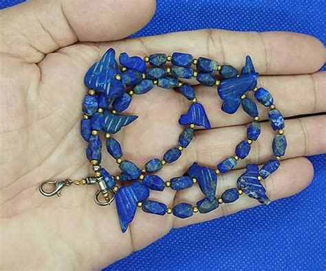 Afghan Collection Lapis Lazuli Blue Stone Carved Bird Mix Etsy