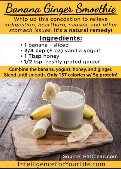 Banana Ginger Smoothie For Digestive Issues And Its Delicious And