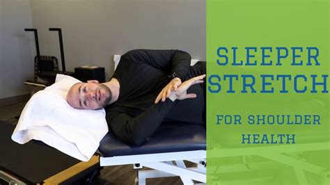 The shoulder internal rotation sleeper stretch is a great range of motion stretch to help improve shoulder. SLEEPER STRETCH for SHOULDER INTERNAL ROTATION - YouTube