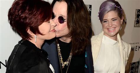 Ozzy And Sharon Osbourne Kiss In Public For First Time