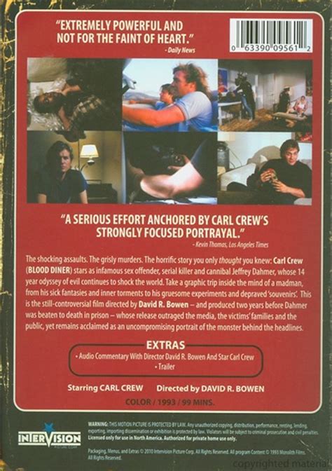 Secret Life The Jeffrey Dahmer DVD 1993 DVD Empire
