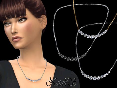The Sims Resource Natalisgraduated Diamond Necklace