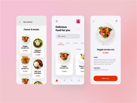 Food Delivery App Ui Design Prototype Figma By Amalia Goyanes UI Designer On Dribbble