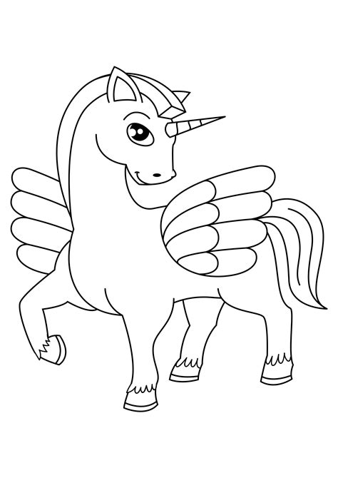 Coloring Page Unicorn Free Printable Coloring Pages Img 31500