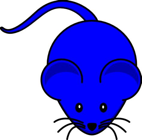 Dark Blue Mouse Clip Art At Vector Clip Art