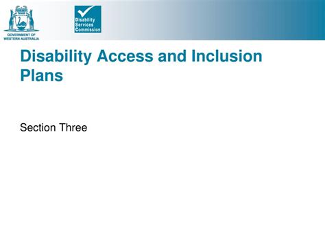Ppt Disability Access And Inclusion Plans Powerpoint Presentation