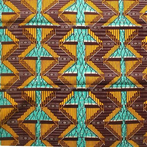 African Fabric By The Yard Brown Ankara Fabric GTP NuStyle