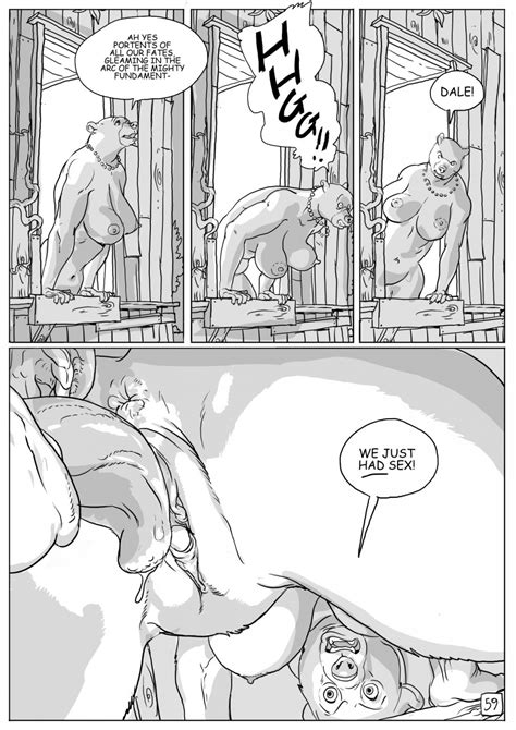 Rule 34 Ambiguous Gender Anus Bear Black And White Breasts Comic