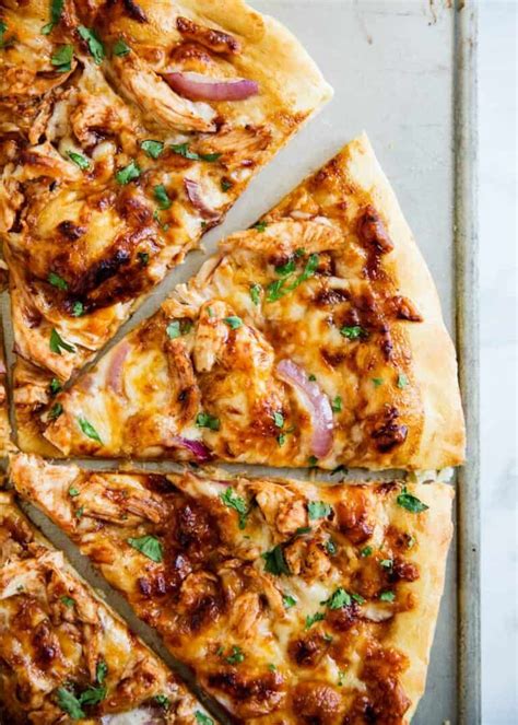 Easy Bbq Chicken Pizza Crispy And Delicious Pizza Topped With Bbq