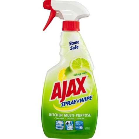 Ajax Spray N Wipe Kitchen Baking Soda Multipurpose Cleaner Trigger
