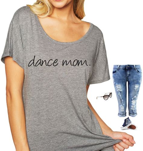 Dance Mom Glitter Shirt Simple Dance Mom Shirt Comfy Dance T Shirt Womens Dance Tshirt