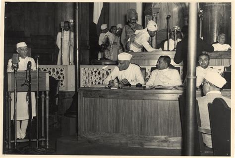 Jawaharlal Nehru And Lord Mountbatten Declare Indian Independence In