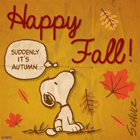 Peanuts On Twitter Autumn Starts Today Happy Fall