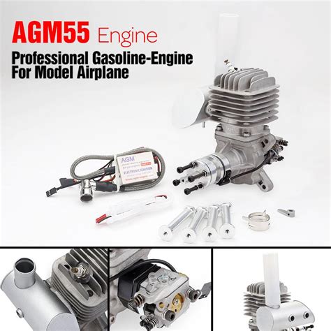 Agm55 Agm 55 Vs Dle Engine Dle55 55cc Gasoline Engine For Rc Airplane