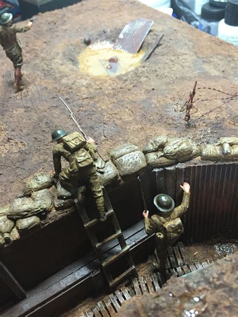 16 Best Ww1 Trench Diorama Images On Pinterest Diorama Dioramas And
